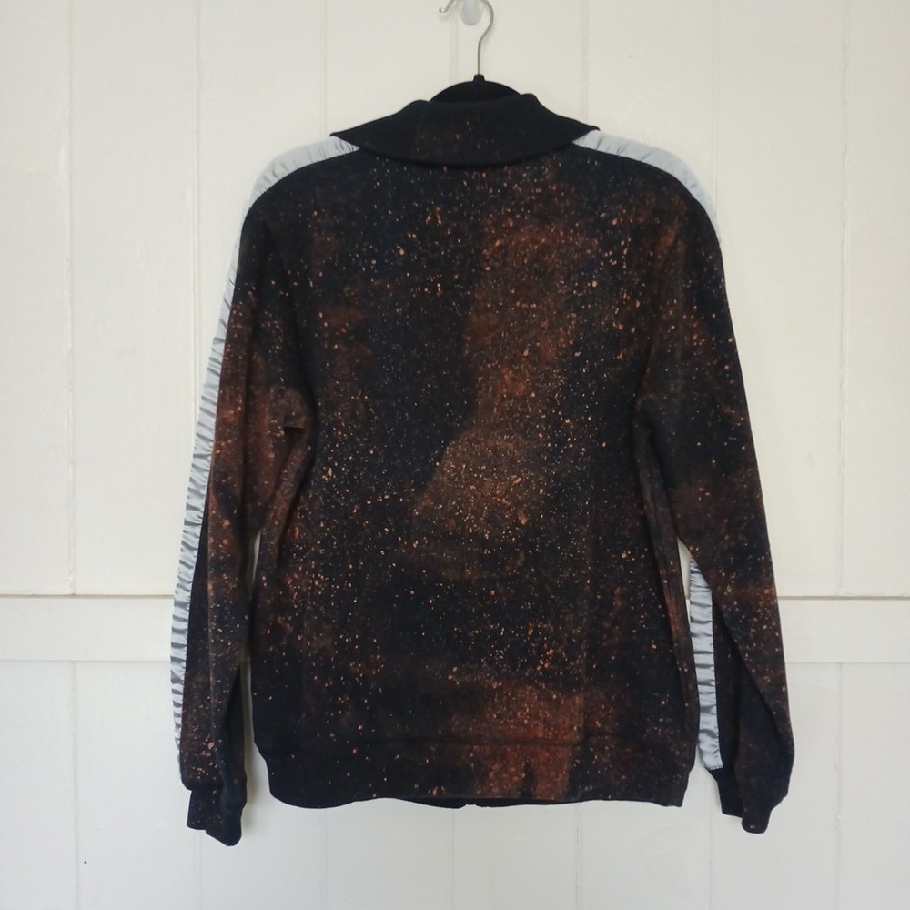 Harley-Davidson Jacket Satin Inset Soft Shell Women's XL Black Bleach Dye Marin - Picture 9 of 12